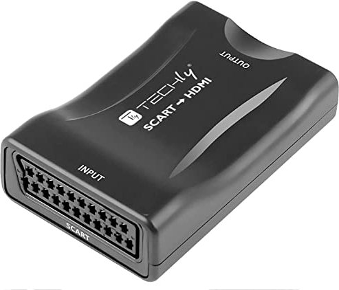 Convertitore Video Techly Compatto da Scart a HDMI