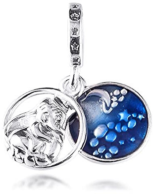 PANDOCCI 2021 Muttertagsgeschenk Dumbo süße Träume Dangle Bead 925 Silber DIY Passt für Original Pandora Armbänder Charm Modeschmuck