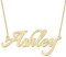 Joelle Jewelry Design Personalisiert Namenskette Zierlich kette mit Namen Gold/Rosegold Vergoldet Schmuck Geburtstagsgeschenk Für Frauen Mädchen Mama Freundin Schwester Oma