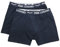 PME Legend Herren Boxershort BASIC COTTON ELASTAN 2er Pack Schwarz Blau S-XXXL, Größe:S, Farbe:Dark Saphire 5287