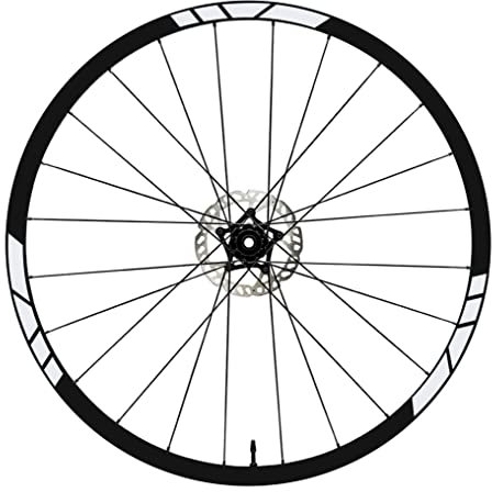 DualColorStampe Aufkleber Felgen Fahrrad 26 Zoll - 27,5 Zoll - 28-29 Zoll Fahrrad MTB Bike Sticker Felgen MTB B0030 (26 Zoll, Weiß 10)