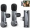 Lavalier Mikrofon Wireless für iPhone 15 Serie/Android/USB C/Type C, 2er-Pack Mini Mikrofon mit Rauschunterdrückung/Stummschaltung, Tragbare Microphone, Ansteckmikrofon für YouTube, TikTok, Vlog