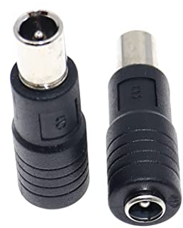 helpers lab 8 mm 8,0 x 1,6mm DC männlich zu 5,5 mm DC weiblich Stecker Adapter DC-Hohlstecker Akku Ladegerät Stecker für Xiaomi Scooter E Roller Engwe E-Bike Elektrofahrräder Elektrofahrräder -1 PCS