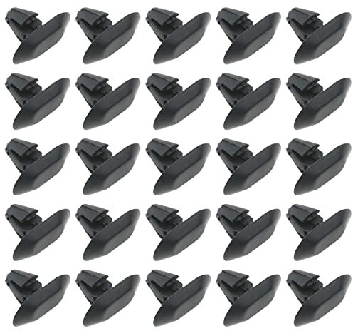 SG Store 100 Pièces Clip De Remplacement Pour Moulure Latérale Du Corps 699786 Compatible avec Peugeot 206 307 406 Clip De Fixation Pour Joint De Porte De Voiture Noir