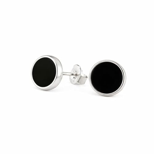 ECHMECK Handgefertigte Sterling Silber 925 Ohrstecker für Damen Herren