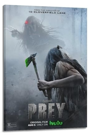 VZRSQZK Predator Prey Filmposter, dekoratives Gemälde, Leinwand-Wandposter und Kunstdruck, modernes Familienschlafzimmer-Dekor-Poster, 60 x 90 cm
