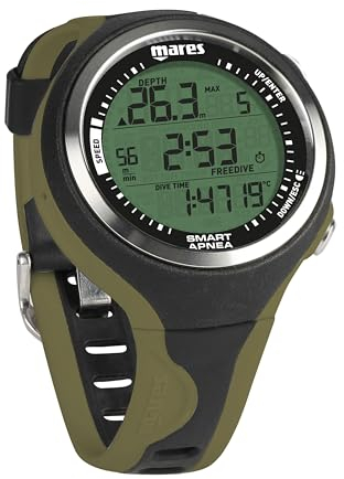 Mares Smart Apnea, Computer per Apneisti, Adulto, Nero/Verde