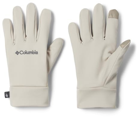 Columbia Unisex Omni-Heat Touch Glove Liner, Thermal Reflective Warmth, Dark Stone, Large