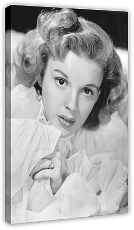 ZOLULA Filmschauspieler - Judy Garland Vintage Poster Leinwand Poster Schlafzimmer Dekor Sport Landschaft Büro Zimmer Dekor Geschenk Rahmenstil 30 x 45 cm
