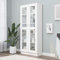 Cosisti Vitrine Salle a Manger Armoire de Rangment Vitrine vitrine Salon Meuble vitrine pour Salon-Blanc-82.5 x 30.5 x 185.5 cm