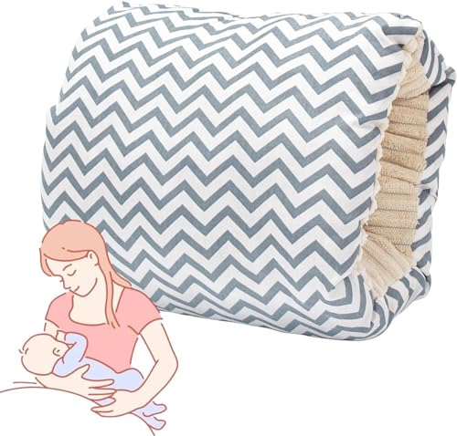 BESSVWELL Cozy Cradle Arm Pillow Breastfeeding Arm Pillow, Reastfeeding And Bottle Feeding Arm Pillow For Feeding Baby Head Support Pillow, Soft Cotton Baby Feeding Pillow For Feeding Baby