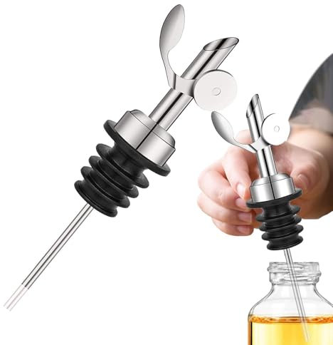 Pico vertedor para Botella - Pico vertedor de Aceite de Oliva, Pico vertedor | Boquilla vertedora de Aceite Reutilizable para cafeterías, restaurantes, Bares y parrilladas al Aire Libre