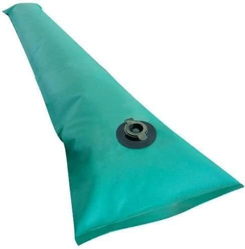ZEFIRO 5 Tubolari Perimetrali Rinforzati in PVC Verde per Telo di Copertura Invernale per Piscina - Lunghezza MT. 2 da 600 Gr/Mq - 0,96 mm Spessore - Alta Qualità - MADE IN ITALY