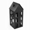 Kapaga - Schwarz Metall Laternen - Kerzenlaterne Indoor - Gartenlaternen - Kerzen - Laternenhaus - Teelichthaus - Latarne - Für Room Decor, Geschenke (Schwarz 3)