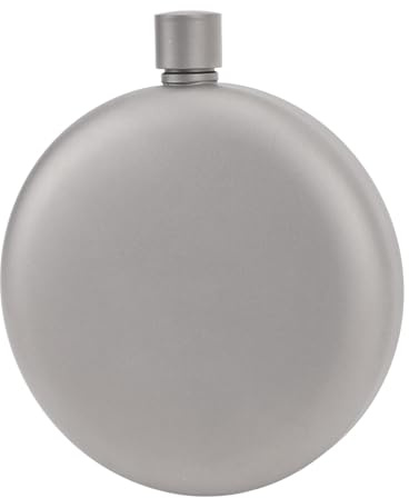 Sonew Stilvoller 170-ml-Flachmann für Whisky, Geeignet für Camping, Angeln und Outdoor-Aktivitäten