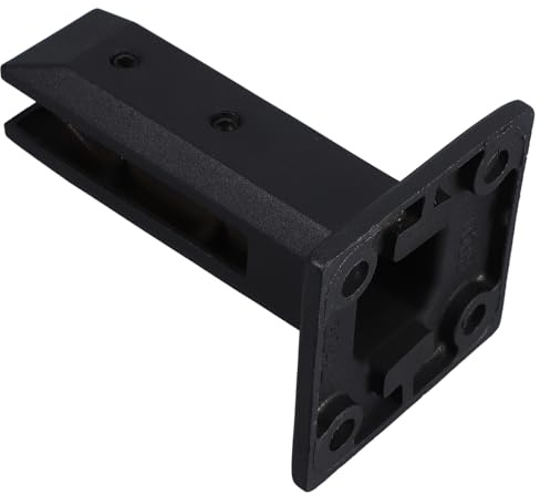 Operitacx Glass Clamp Bracket Floor-Mount Glass Railing Clip for Outdoor Swimming Pool Stairs with Handrail Support