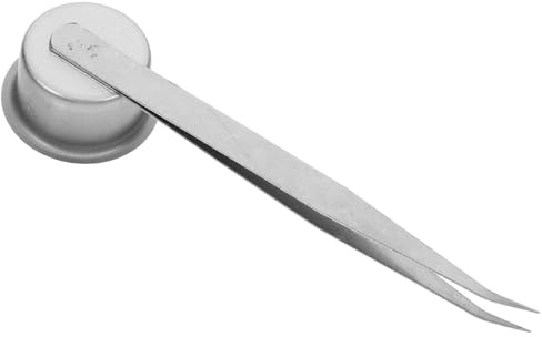 Zerodeko Kerzenlöscher aus Weißblech in Silber mit Langem Griff Stabil und Verhindert Dochtglimmen zum Rauchfreien Kerzen Ausmachen und Teelicht Löschen