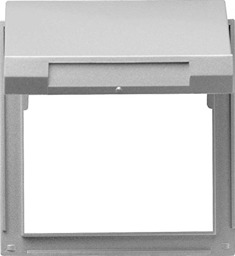 Gira 065465 Adapterrahmen Klappdeckel Gira TX_44 (WG UP), alu