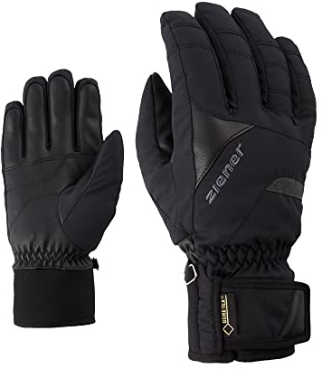 Ziener Erwachsene GUFFERT GTX Glove Alpine Ski-Handschuhe/Wintersport | Wasserdicht, Atmungsaktiv, Graphite/Black, 9.5