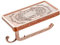 TentHome Antike Toilettenpapierhalter 2 in 1,WC Papierhalter Retro Papierrollenhalter Edelstahl Badezimmer Rollenhalter mit Ablage für Mobiltelefon/Badezimmerzubehör, 5 Farben (Rose Gold)