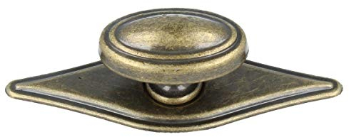 Möbelknopf Möbelgriff Schrankgriff Schubladenknopf Antik Messing Optik Höhe 24mm
