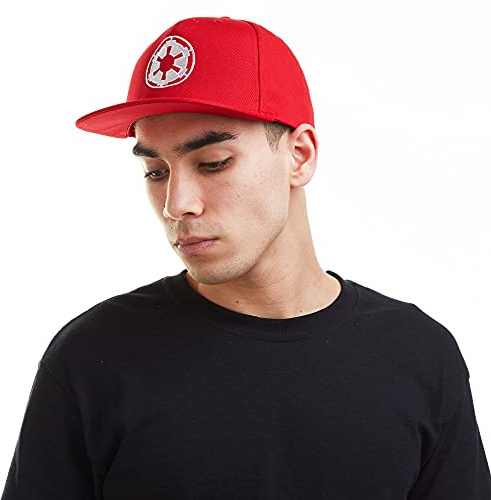 Star Wars Herren Empire Logo Baseballkappe, Rot (Rot), Einheitsgröße