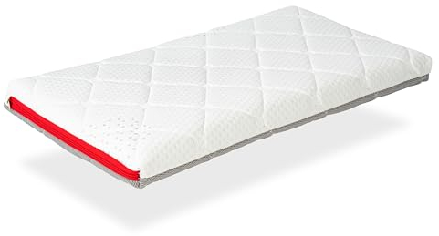 DORMISSIMO Babymatratze 80x40 Mini Duo VISCO Höhe 7 cm - Abnehmbarer, waschbar, viskoelastisch und atmungsaktiv