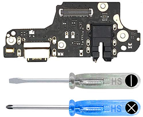 MMOBIEL Ladebuchse Kompatibel mit Xiaomi Note 9 Pro/Note 9S - Dock Connector USB C - Audio Jack/Mikrofon/Antenne Ersatz - Inkl. Schraubenzieher
