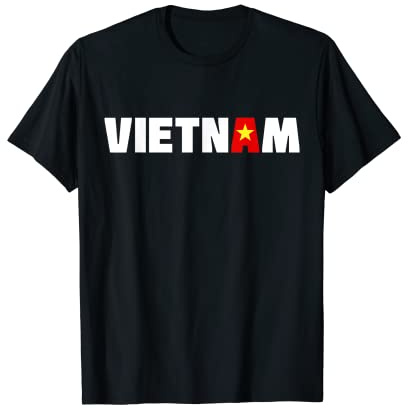 Vietnam | Drapeau vietnamien Star Asia Voyage Souvenir T-Shirt