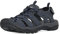 GRITION Herren Wandern Sandalen Outdoor Trekkingsandalen Verstellbaren Geschlossene Zehe Männer Sommer Sport Wanderschuhe Wasserfest Sandale Klettverschluss Lose Beach MEHRWEG (43 EU, Blau)