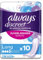 Always Discreet Inkontinenz-Slipeinlagen Long (10 Binden) für Damen, starker Schutz, den Sie kaum spüren