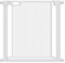 PawHut Pressure Fit Safety Gate for Doorways and Staircases, Dog Gate w/ Auto Closing Door, Pet Barrier for Hallways w/ Double Locking, Openings 75-82 cm - White