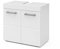 Vicco Waschbeckenunterschrank Luna, Waschtischunterschrank, Weiß, 60 x 56 cm