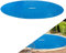 Arebos Folio/Cubierta Solar Piscina | Cubierta Solar Redonda Ø 4,57 m Azul | Lona Solar Espesor 120 µm | Rollo Solar Recortable | Calefacción Piscina para Calentar Agua | Lona Solar Piscina