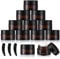 12 Pcs Pots de Crème Vides, 20ml Pot à cosmétiques, Verre Cosmétique, Contenant Réutilisable, Pots de Voyage avec Couvercle pour Crèmes, Lotions, Perles de Nail Art - Ambre