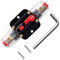 Greluma 1 pezzo fuse resetro di resetture di incliuto 30A inline, reset DC 12V-24V DC fuse hithitth con ripristino manuale per la protezione del sistema audio della barca marina automobilistica