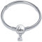KUNSIR Joyería Pulsera de Mujer plata 925 Compatible con Abalorios, Serpiente Pulsera Compatible con Pandora Abalorios,Los Mejores Regalos para Chicas