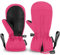 Andake Kinderhandschuhe,Warme Winterhandschuhe Wasserdicht Winddicht Handschuhe für Skifahren, Spielen, Outdoor-Aktivitäten, Jungen und Mädchen (Rosa-kurz, XXXXS(ca.1-2 Jahre))
