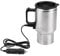 Ldafava Bouilloire électrique de Voiture 12 V, Tasse chauffante de Voyage en Acier Inoxydable de 450 ML pour l'eau Chaude, Le café et Le thé ; Prise Allume-Cigare Compatible avec la