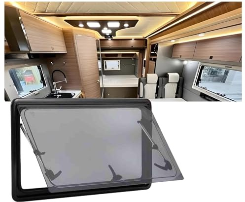 Ventanas For Caravanas, Ventanas Laterales For Caravanas, Ventana De Empuje Con Mosquitera, Ventana De Visualización For Caravanas, Autocaravanas(1000x500mm)