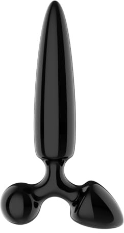Satisfyer Triple Crystal 1 Glasdildo | Temperaturspiel Dildo | Gleitfreudig | 3-in-1 Glas Sextoy mit Kugel | Plug & Schaft | Für anale & vaginale Anwendung | Borosilikatglas | Sex Spielzeug für Frauen