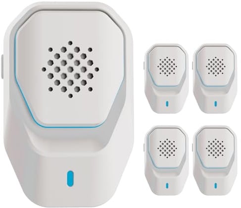 Ultrasonic Mosquito Repellent,Effective Electromagnetic Ultrasonic Repellent, Repellent for Mosquitoes, Mice, Ants, Flies, Spiders, Cockroaches, 100% Professional and Effective (Pack of 4)