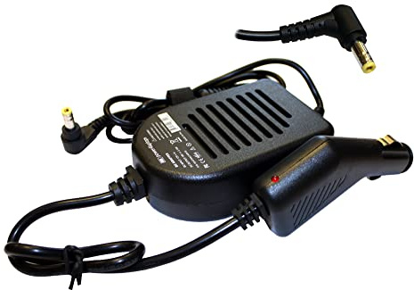 Power4Laptops DC Adapter Laptop Car Charger Compatible With MSI Crystal S300