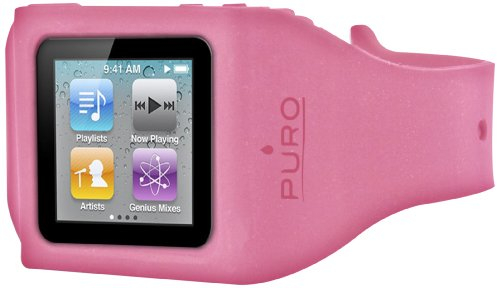 Puro - Etui - Puro Wrist Case - Armbanduhr Schutzhüller für iPod Nano 6G (rosa)