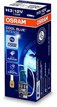 Osram 64151CBI COOL BLUE INTENSE H3 Halogen, Scheinwerferlampe, 12V, Faltschachtel, 1 Stück, Box