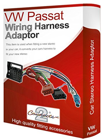 VW Passat radio stereo wiring harness adapter lead loom ISO converter connection