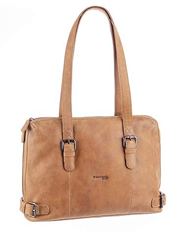 Greenland Nature Light Schultertasche Leder 38 cm
