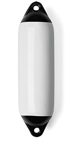ARBO-INOX Marine Fender Bootsfender Rammschutz Langfender weiß Größe Größe 3 Set (4 Stück)