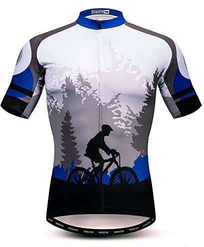 Radfahren Jersey Herren Radfahren Kleidung Fahrrad Jersey Top Mountain Road MTB Jersey Shirt Kurzarm Atmungsaktive Team Sport