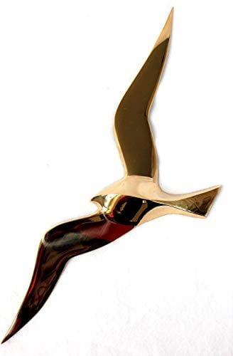 Möwe aus Messing für die Wanddekoration (35)